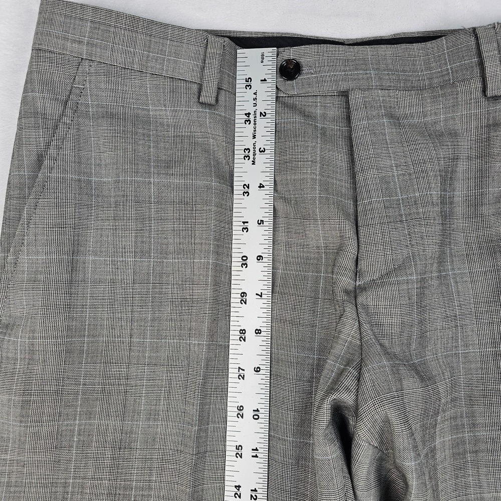 Indochino Suit Mens Sz 42R Pants 34x31 Houndstooth Glen Plaid Check 100% Wool - Picture 14 of 16